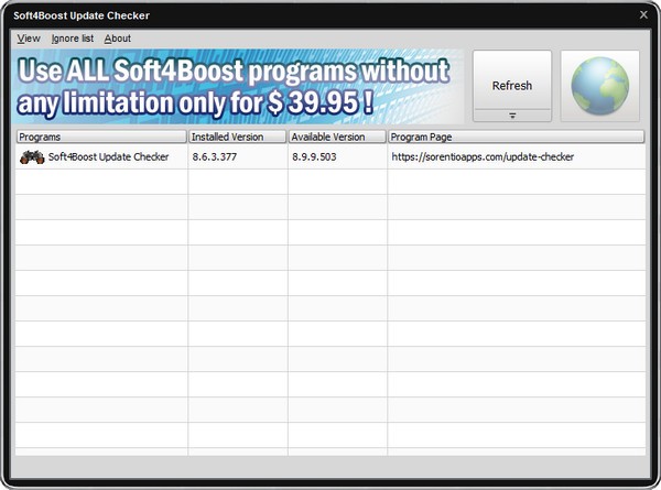 Soft4Boost Update Checker下载